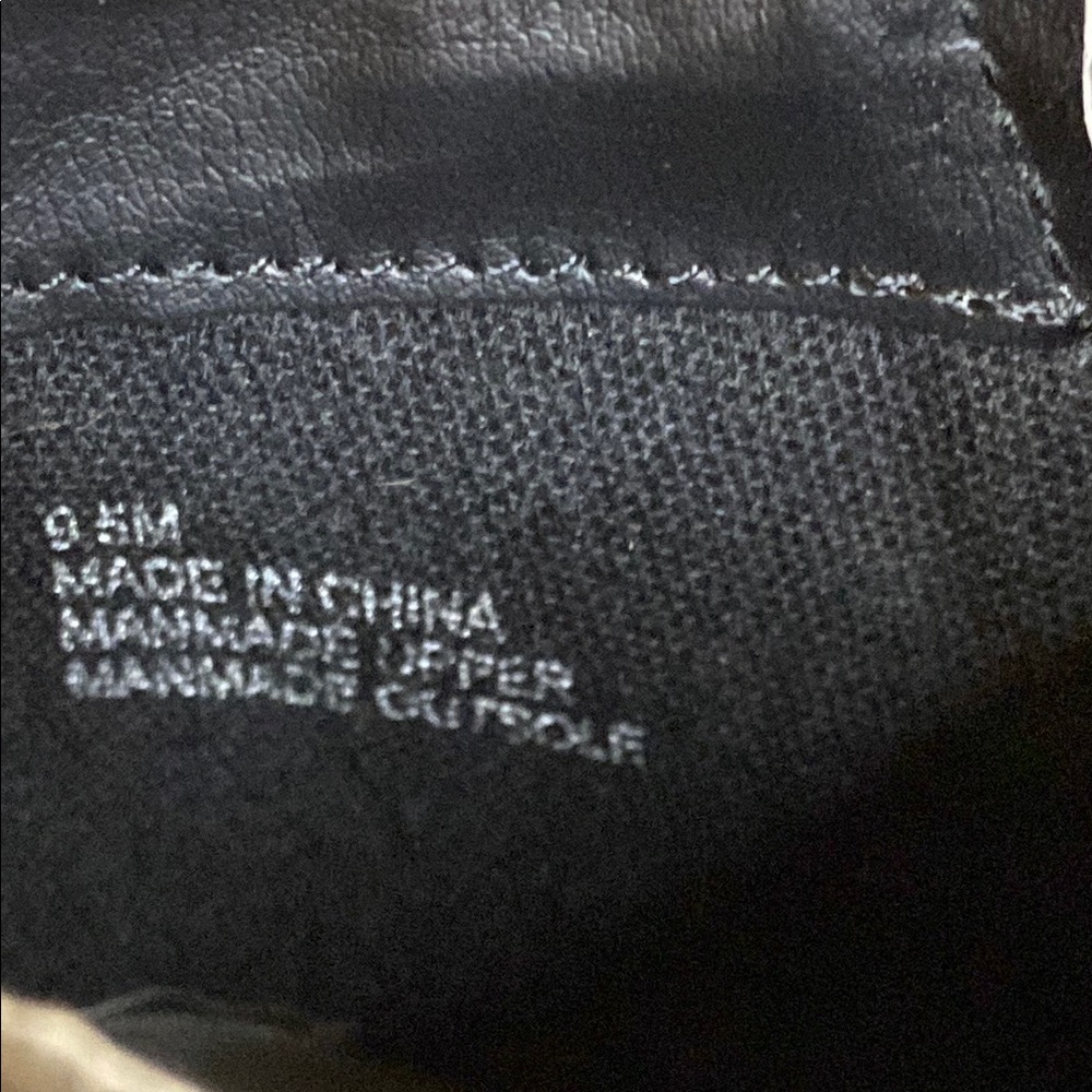 Mia Black Wedge Ankle Boots Size 9.5 - Picture 7 of 7